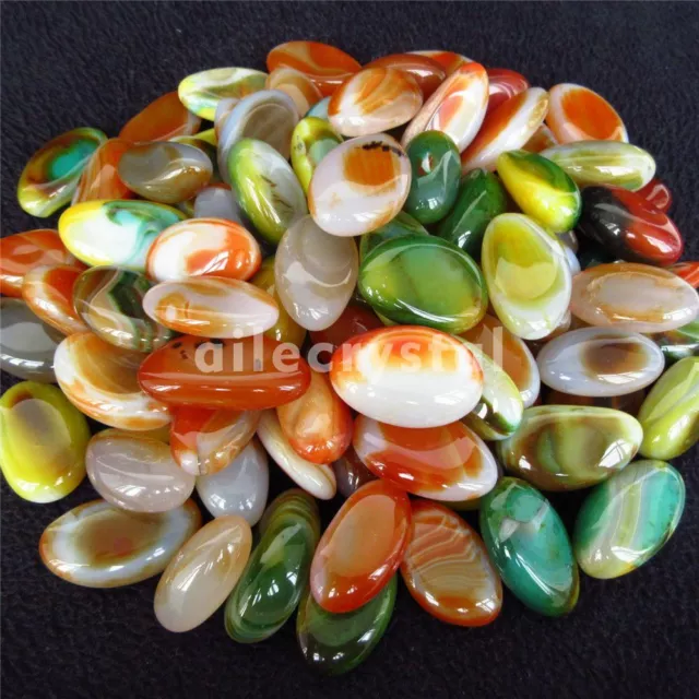 1000g Natural Colorful Mixed Tumbled Agate Crystal Bulk Mix Assorted Gem Stone