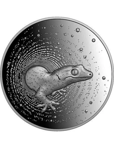 2023 Cameroon Herpeton Gecko Proof 1 Oz Silver Coin 1000 Francs Mintage of 2000