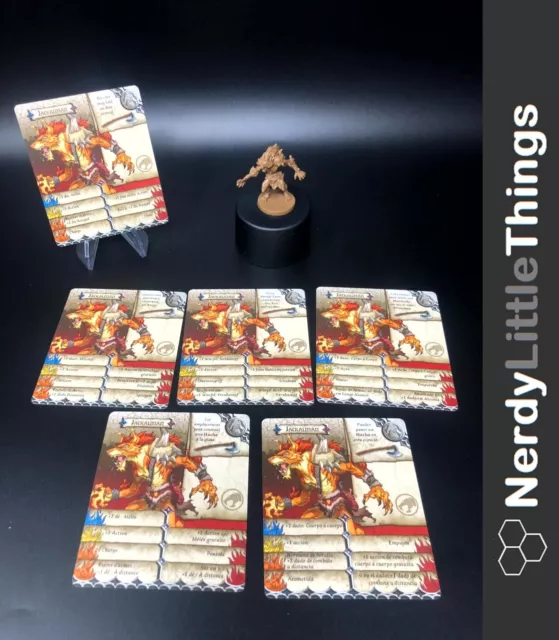 Zombicide Black Plague - Thundercats Pack 2 - Jackalman Figure & Character Cards