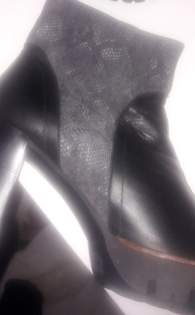 BOTTINES GADEA pointure 39 cuir ,fabriquées en Espagne, état impeccable, noir 