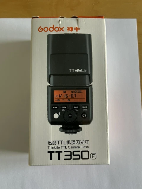 Godox TT350F Mini Thinklite TTL AutoFlash for Fujifilm Cameras-New in Retail Box