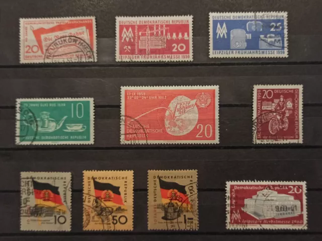 Briefmarken  DDR Lot  Konvolut verschiedene gestempelt