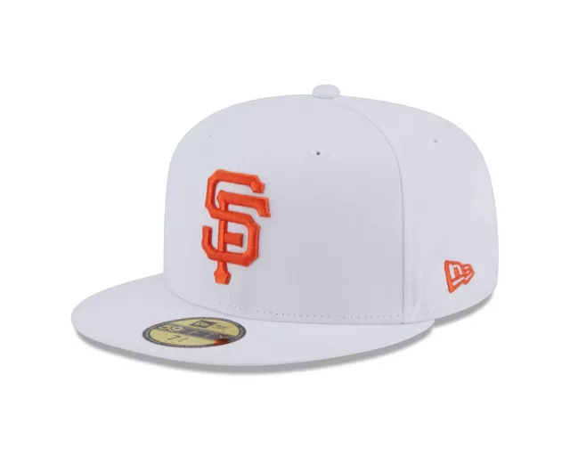 New Era MLB 59Fifty San Francisco Giants Fitted Cap white orange 97270