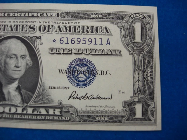 Series 1957 $1 Silver Certificate **Star Note** - Crisp & Nice Replacement Note 5