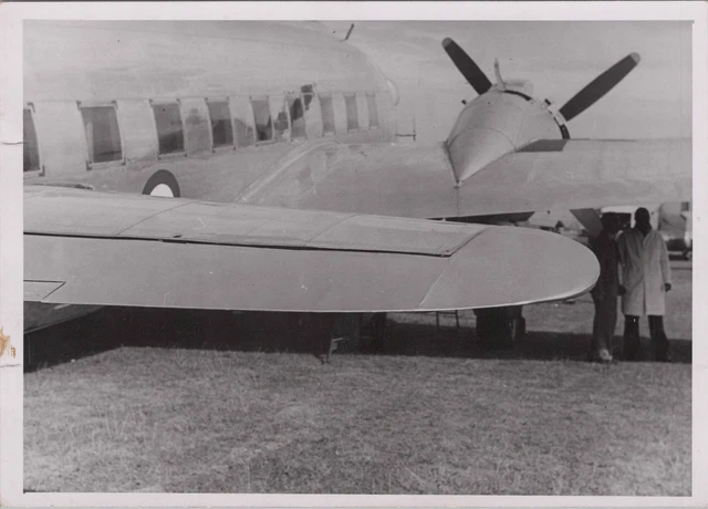 Vickers Valetta Wing Original Vintage 1947 Press Photo Raf 2