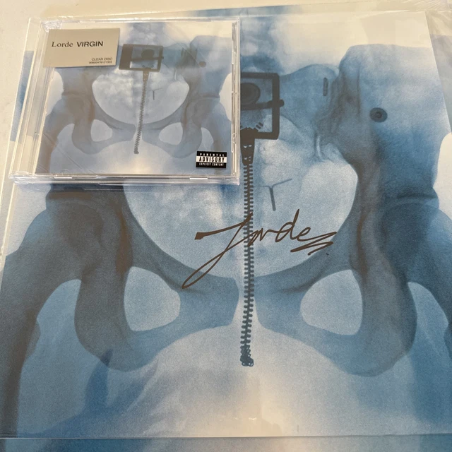 LORDE SIGNED - Virgin LP Transparency Ed., Virgin CD, & 12