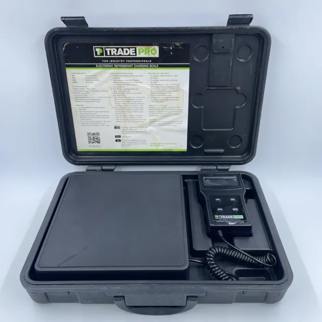 TradePro Refrigerant Charging Scale With Case