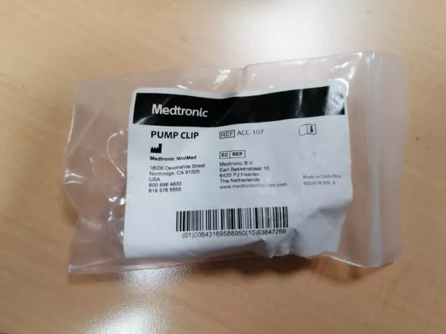 Medtronic Veo Gürtelclip - Pump Clip - Insulinpumpe ACC-107 - NEU und unbenutzt