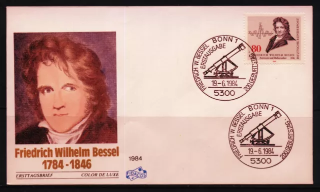 BRD FDC MiNr 1219 (1) "200. Geburtstag von Friedrich Wilhelm Bessel" Astronom