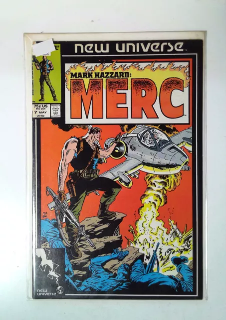 Mark Hazzard: Merc #7 Marvel Comics (1987) VF- 1st Print Comic Book