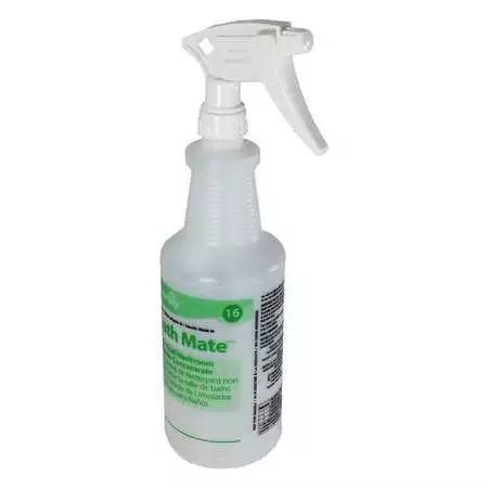 Diversey 130260 32 Oz. Clear, Preprinted Trigger Spray Bottle, 12 Pack