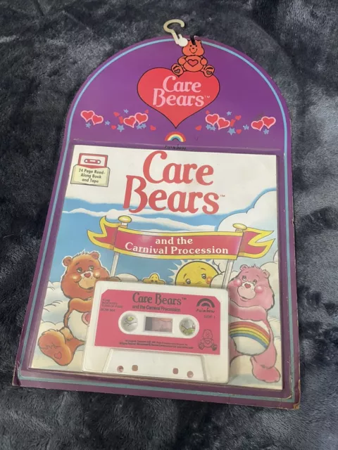 Vintage Care Bears Read Along Book & Tape Brand New Sealed Packaging 1980s