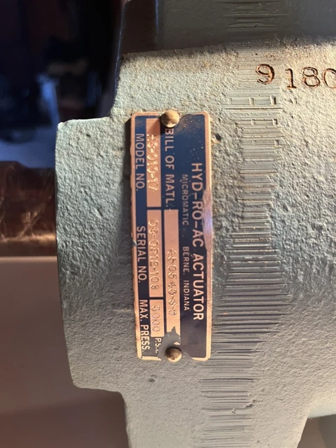 I Have a Micromatic Hydro A/C Actuator No Idea What Is For, Worth Or Condition.