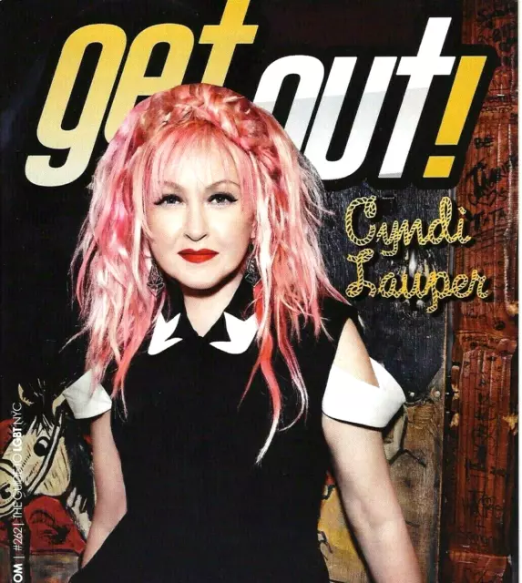 CYNDI LAUPER Get Out NYC magazine 2016 Nick Jonas brothers gay Alan Cumming true