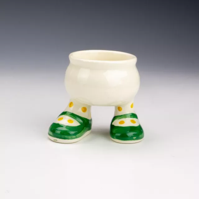 Vintage Carlton Ware Pottery - Walking Wear Egg Cup - With Green Sandals