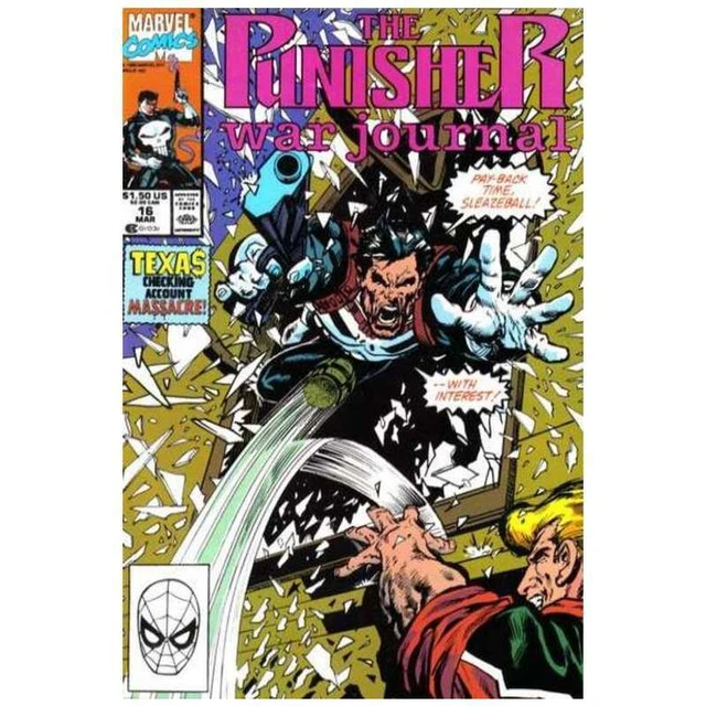 Punisher War Journal (1988 series) #16 in NM minus condition. Marvel comics [c/