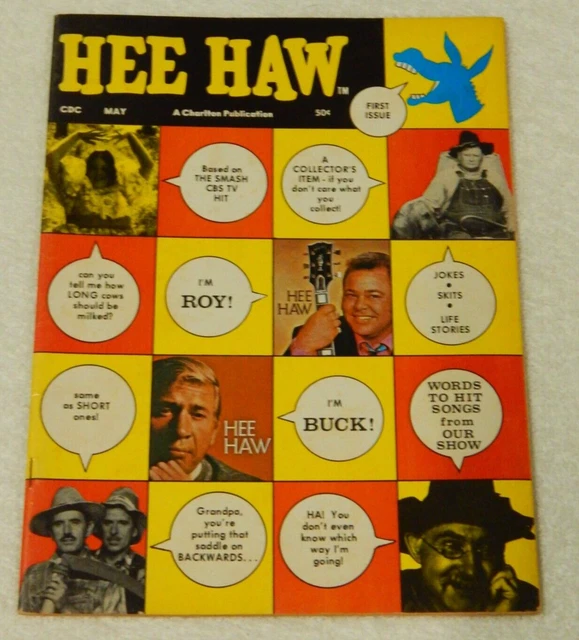 RARE VINTAGE 1970 Hee Haw First Issue Magazine #1 Charlton Publication ...