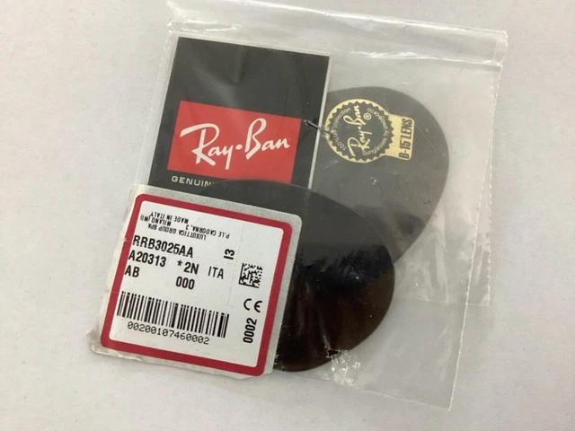 Ray Ban Lenti Di Ricambio Rb 3025 Col. 001/33 Marrone Cal. 55 New Lens 100%