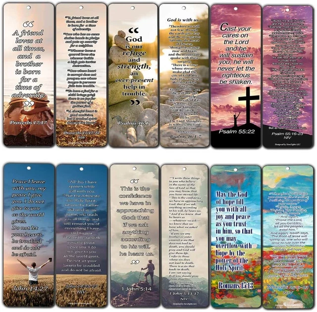 christian-bookmarks-with-popular-bible-verses-pack-of-12-6-99-picclick