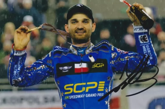 Bartosz Zmarzlik Hand Signed 6x4 Photo Speedway Autograph