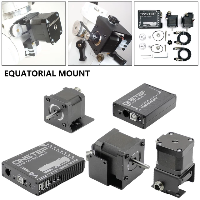 V4 EXOS2 Onstep EXOS2 Equatorial Mount V4 GOTO Upgrade Kit Biaxial Tracking6n