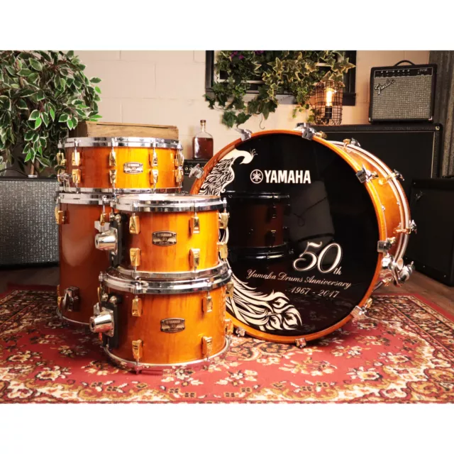 Yamaha 50th Anniversary Shell Pack in Curly Maple Antique Natural (PRE-OWNED)