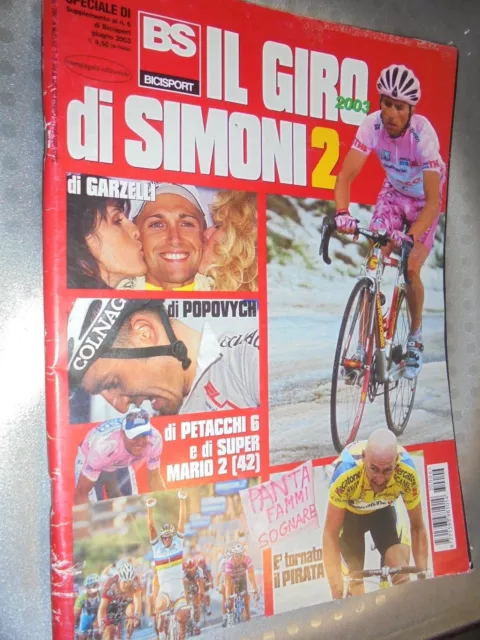 BS Bicisport Revista Edición Especial El Giro de Italia Por Gilberto Simoni 2003