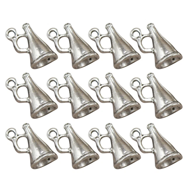 50 Stück Legierung Lautsprecher Anhänger DIY Charms Schmuckherstellung Zubehör