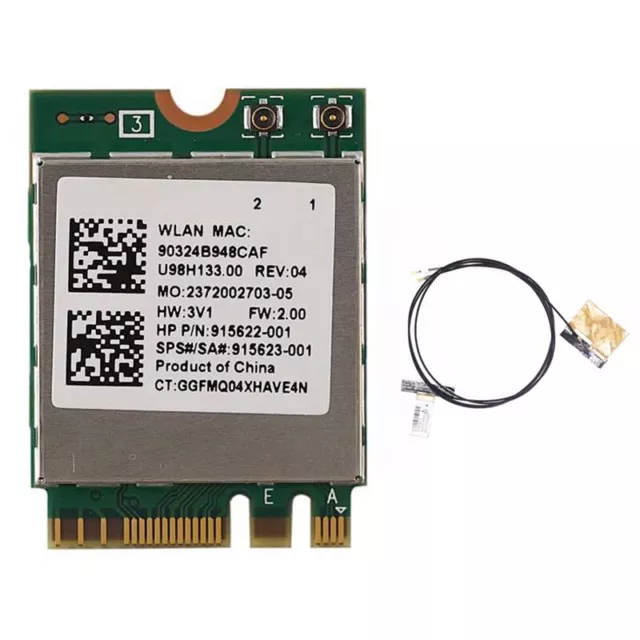 Carte RéSeau Sans Fil RTL8822BE 802.11AC 2.4G / 5GHz WiFi Bluetooth 4.1 Ada9129