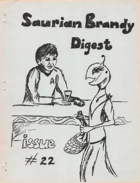 Star Trek TOS Fanzine "Saurian Brandy Digest #22"  Gen 1980