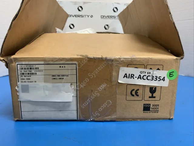 Cisco AIR-ACC3354 Lightning Arrestors With Grounding Rings (LOT OF 69)