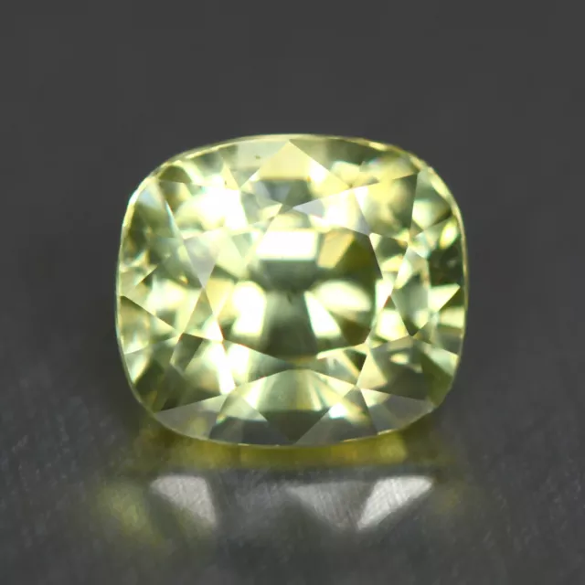 1.57 Cts_Fantastic Diamond Sparkle_100 % Natural Unheated Yellow Zircon_Srilanka