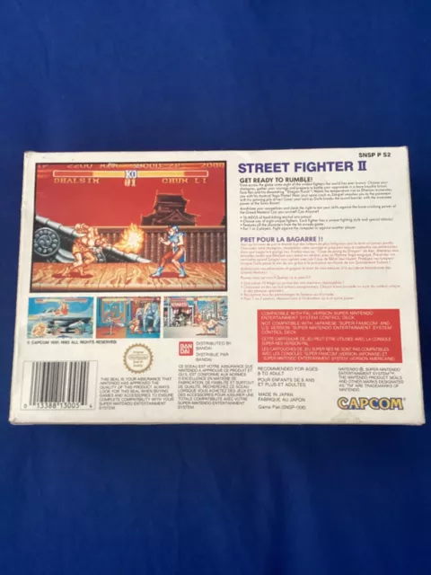 Street Fighter II 2   Super Nintendo  FAH