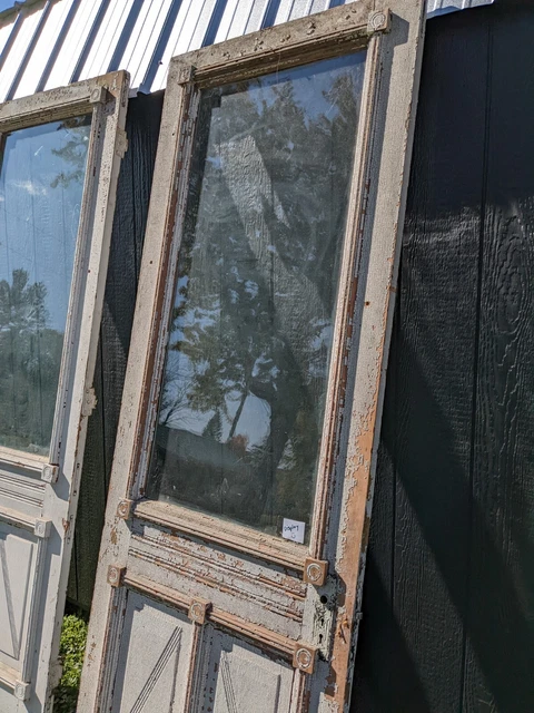 Antique Vintage Huge MATCHING Doors BEAUTIFUL!!   32x88 1/2 each 2
