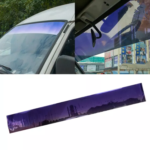Car Window Sun Visor Strip Tint Film Front Windshield UV Shade Decal Banner
