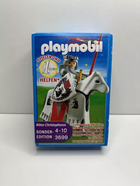 PLAYMOBIL 3699 Ritter Figur Christophorus Sonderedition 2010 NEU ⚡BLITZVERSAND⚡