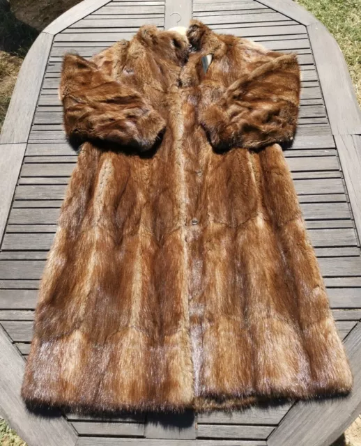 manteau vison véritable