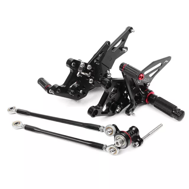 Rearsets Fußrasten Fußrastenanlage Rear sets für Honda CBR600RR 2009-2018 10 11