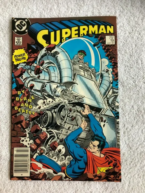 Superman #19 (Jul 1988, DC) Ordway Variant VG+ 4.5