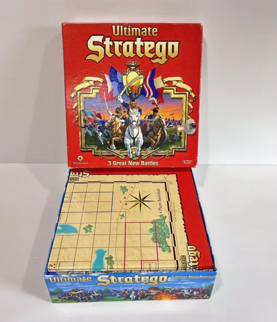 Vtg Ultimate Stratego (1997)  Board Game 2-4 Players, Complete  Contents