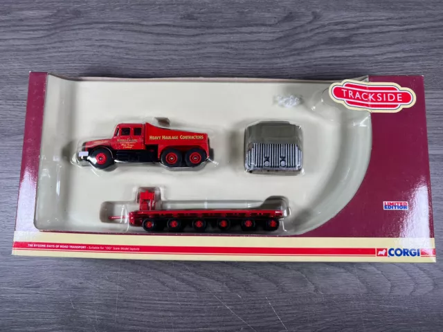 Corgi Trackside DG198001 -Scammell Contractor & Trailer with Transformer Load