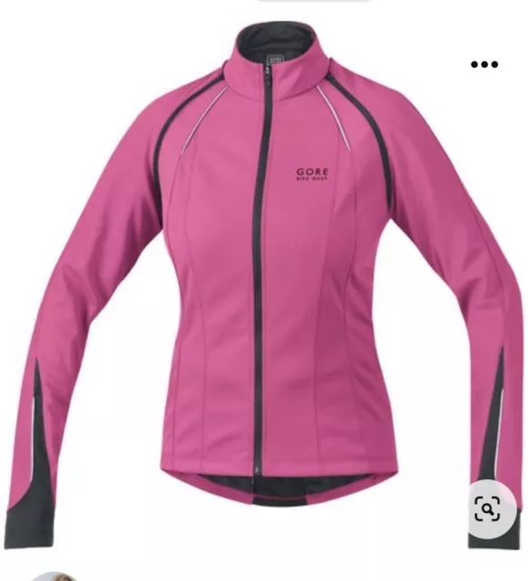 Gore Bike Wear Windstopper Soft Shell Phantom Jacket Pink Women’s JWPHAW L $200