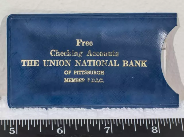 Vintage Union National Bank Pittsburgh Pennsylvania Travel Sewing Kit g25