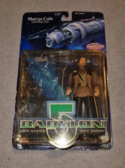 BABYLON 5: Marcus Cole 6" Action Figure - N-Toys - With Opened Box