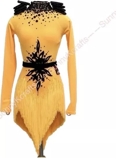 SunnyK Handmade Samba Ballroom Swing Salsa Rumba Latin Dance Dress RHYTHM