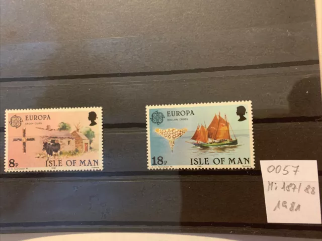 CEPT  Europa Briefmarken, Isle of Man, 1981, postfrisch, Mi. Nr. 187/88
