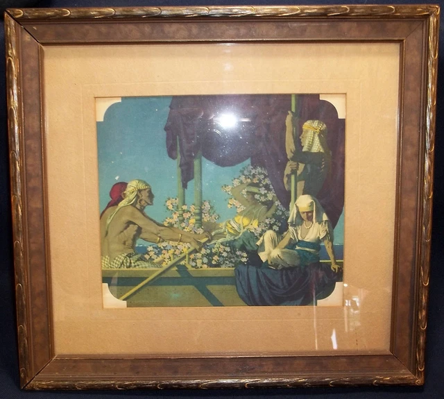 Maxfield Parrish 'Cleopatra' Vintage Print