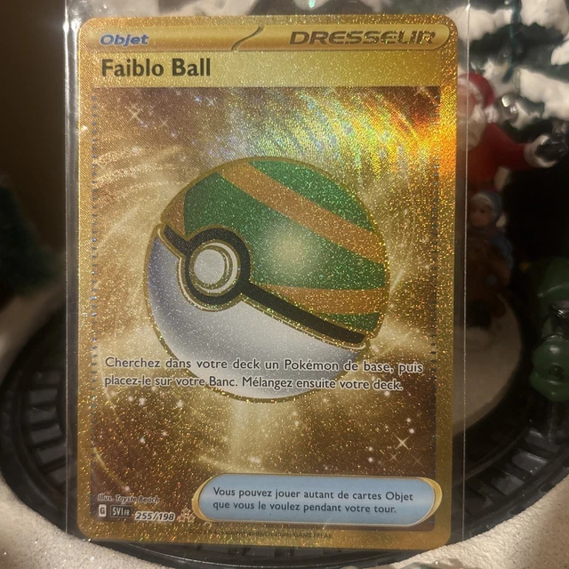Lot 4 Cartes Pokemon FAIBLO BALL 181/198 Ecarlate et Violet EV1 SV1 FR