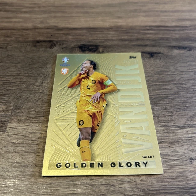 TOPPS EURO 2024 Match Attax Golden Glory Kevin De Bruyne Numbered 40