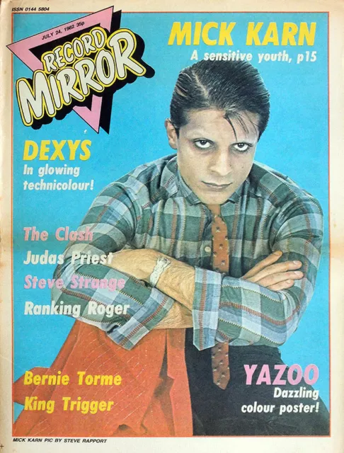 Record Mirror 24 July 1982 . The Clash . Steve Strange . Yazoo . Dexys . Not Nme